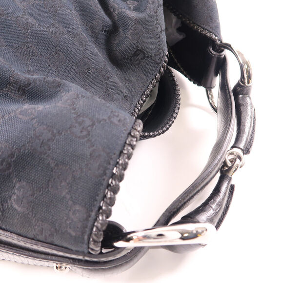 Gucci Shw Horsebit Shoulder Bag Gg #162902G64B - Picture 5 of 13